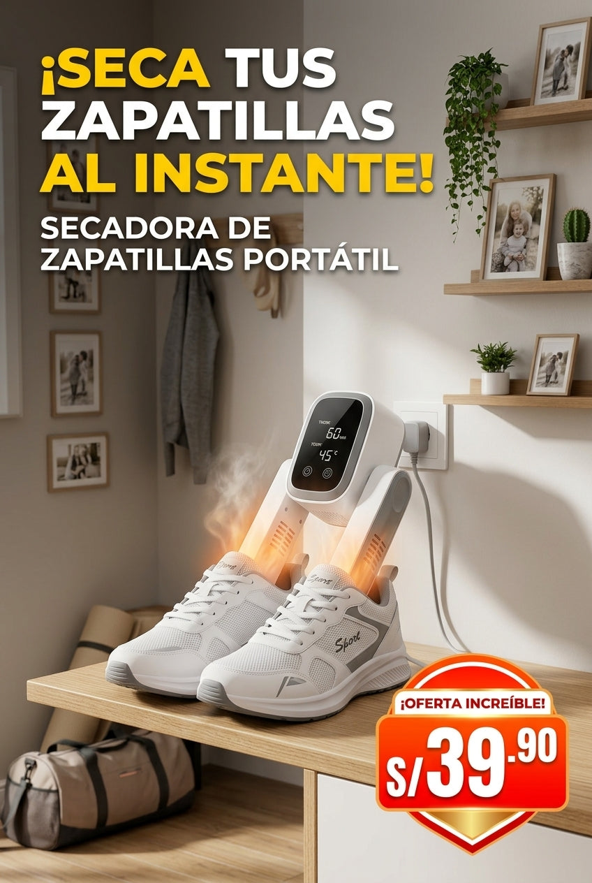 Secadora de Zapatos Eléctrica | Secado Rápido sin Esfuerzo